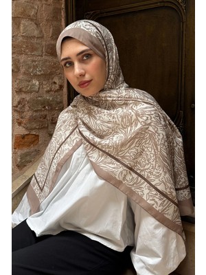 Levamor Kadın Empirme Soft Lara Desenli Pamuklu Likralı Yumuşak Şal