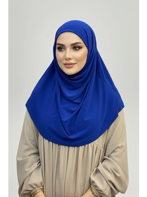 Levamor Kadın Viskon Likralı Kendinden Boneli Pratik Hazır Şal