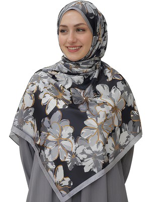 Levamor Kadın Desenli Ipek Bambu Karışımlı Kristal Şal