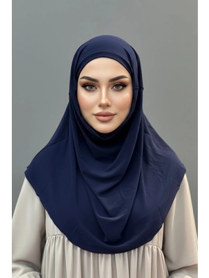 Levamor Kadın Viskon Likralı Kendinden Boneli Pratik Hazır Şal