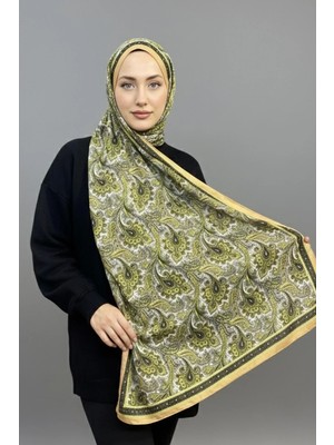 Levamor Kadın Pamuklu Paisley Desenli Modern Şal