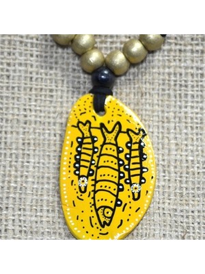 Derin's Design Art El Yapımı Seramik Kolye