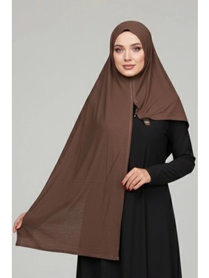 Levamor Ceylan Kadın Pamuklu Likralı Pratik Penye Hazır Şal