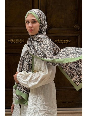 Levamor Kadın Empirme Soft Lara Desenli Pamuklu Likralı Yumuşak Şal