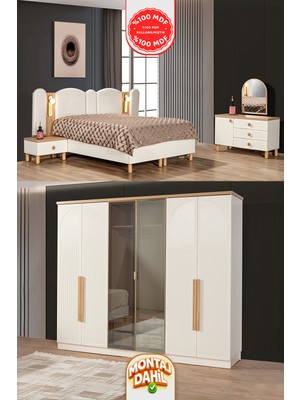 İmbaş Alaçatı Yatak Odası Takımı %100 Mdf
