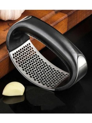 Mikasso Paslanmaz Çelik Sarımsak Ezici Gondol Sarımsak Zencefil Ezeceği Sarımsak Öğütücü Rende 1 Adet Çelik