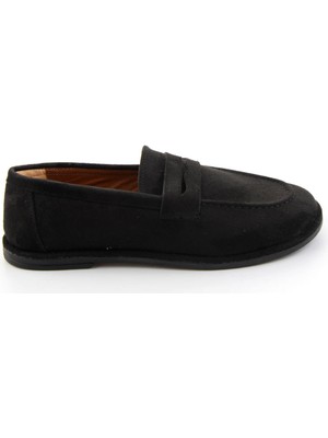 Bambi Siyah  Kadın Loafer Ayakkabı K01606034372