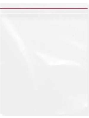 Mikasso Şeffaf Kilitli Torba 8X10 cm - 100 Adet Şeffaf Belirtilmemiş