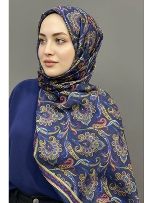 Levamor Kadın Pamuklu Paisley Desenli Modern Şal