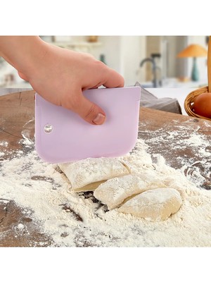 Mikasso Plastlife 3 Lü Hamur Pasta Kesici Kazıyıcı Dekoratör Set, Hamur Kesici, Hamur Kazıyıcı Plastik