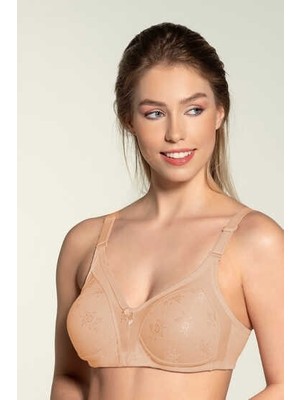 303 Liza Telsiz Dantelli Sütyen 6lı Paket Ten