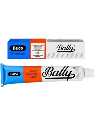 Mikasso Bally Marka Çok Amaçlı Bally Tüp Yapıştırıcı Deri Kösele Lastik Kumaş Kağıt Tahta Cam 50 gr