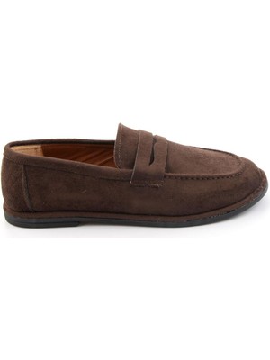 Bambi Kahve  Kadın Loafer Ayakkabı K01606034372
