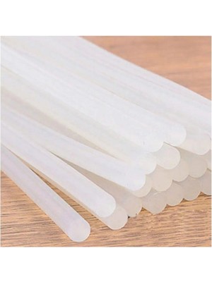 Mikasso 10 Adet Kalın Mum Silikon Çubuk Sıcak Silikon Tabanca Mumu 11.2mm x 30CM