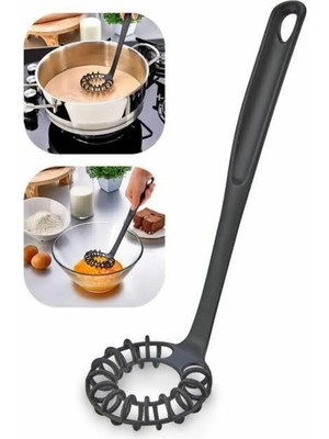 Mikasso Spiral Çırpıcı, Plastik Çırpma Aparatı Yumurta Çırpıcı Pasta Çırpıcı Mikser Karıştırıcı Plastik