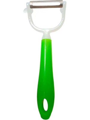 Mikasso Tek Taraflı Sebze ve Meyve Soyacağı Uzun Yeşil 18 cm Yeşil