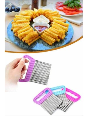 Mikasso Şekilli Paslanmaz Çelik Pratik Dilimleyicisi Paslanmaz Çelik