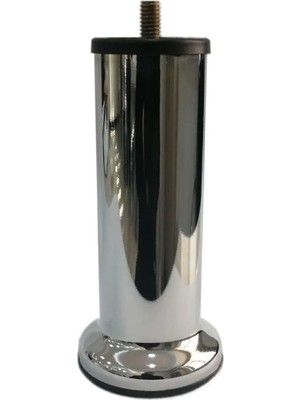 Mikasso Baza Ayağı Koltuk Ayağı Kanepe Ayağı Mobilya Ayağı Krom 15 cm (3/8" Kalın Dişli) Yeşil