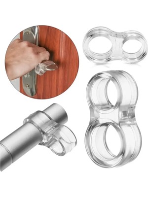 Mikasso Kapı Pencere Stoperi Silikon Kauçuk Koruma Stoperi 4'lü