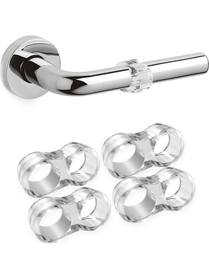 Mikasso Silikon Kapı Stoperi Koruyucu Kapı Tamponu Duvar Susturucu Elastik Duvar Koruması Klips