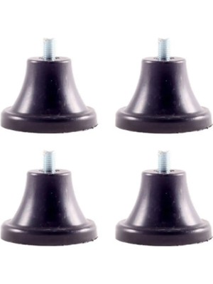 Mikasso M10 Plastik Kupa Dolap Tezgah Ayağı 5cm Beyaz