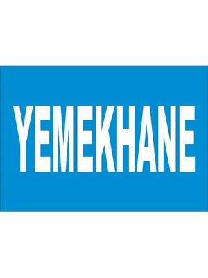 Mikasso Yemekhane Levhası