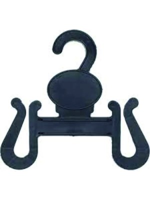 Mikasso Parmak Arası Terlik Askısı 50'li Paket Plastik Siyah