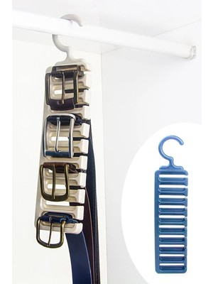 Mikasso Kemer Askısı 10 Bölmeli Dolap Içi Düzenleyici Askı EV.04051.00 FMA01868 Plastik Turuncu