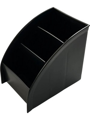 Mikasso 3 Bölmeli Organizer Çekmece, Masa Organizer Plastik Siyah Tr