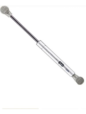 Mikasso Std Dolap Amortisörü Gazlı Piston Kapak Hidroliği 27CM 100N Gri