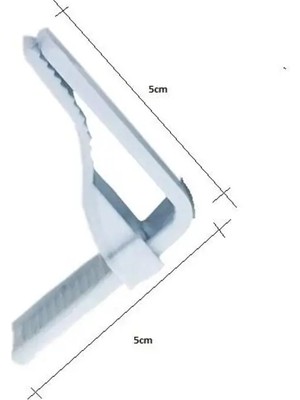 Mikasso Masa Mandalı Ayarlı 4'lü Plastik Beyaz