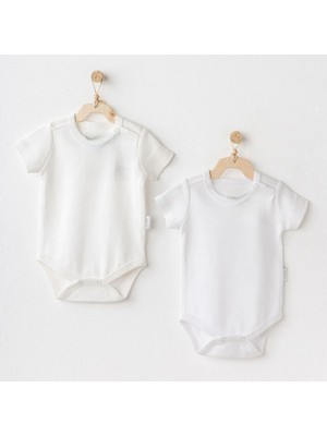 NessiWorld AC25211 Short Sleeve 2'li Basic Body Ekru