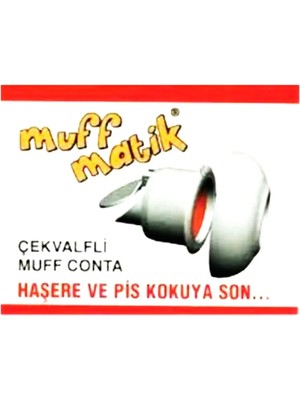 Mikasso Muff Matik Çekvalfli Conta Haşere ve Pis Koku Önleyici-Sifon-Tesisat-Ø50
