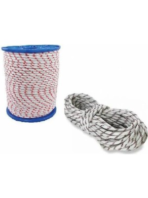 Mikasso 10 Metre 10 mm Kalınlık Örgü Ip Halat Çadır Branda Tente Bağlama Iskota 10 mm 10