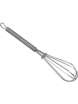 Mikasso Çırpıcı Karıştrıcı Tel Şeklinde Mini Çay Kaşığı Tel Kaşık 2ADET Metal