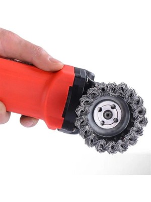 Mikasso Burgulu Telli Çanak Fırça M14 Vidalı 65 mm (5130)