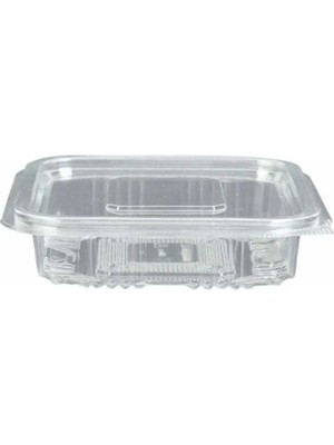 Mikasso Sızdırmaz Kap 250 gr Düz Kapak 100'LÜ Plastik Turuncu