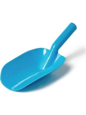 Mikasso Ev Tipi Küçük Bakliyat Çerez Saklama Kabı Küreği Plastik Turkuaz