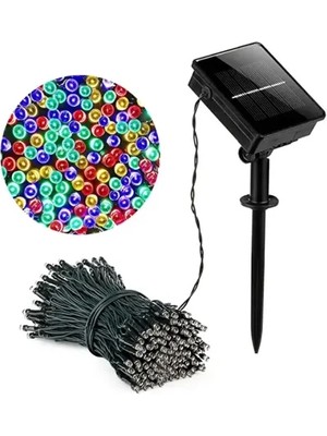 Ett 11M 100 LED Solar Rgb Işık