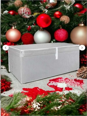 Mikasso 1 Adet Kutu Hurç Dolap Düzenleyici Çok Amaçlı Organizer 60*40*30 Tela 40 x 40 Gri Tr