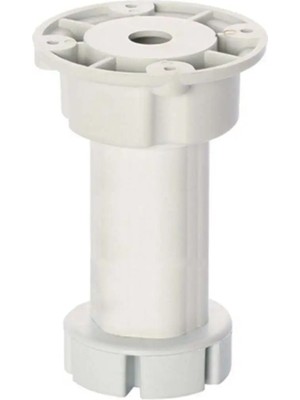 Mikasso Ayarlanabilir Plastik Baza Ayak - 15-20CM - Gri- 4 Adet Gri
