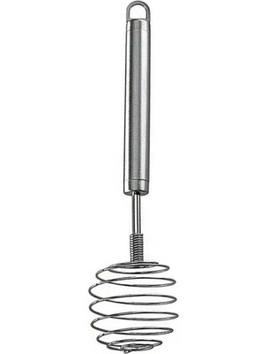 Mikasso Paslanmaz Çelik Spiral Yumurta Çırpma Teli Paslanmaz Çelik Metalik