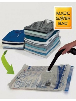 Mikasso Özel Xlarge Vakumlu Hurç 1 Adet 55 x 90 cm Plastik