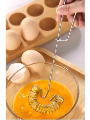 Mikasso 1 Adet Paslanmaz Çelik Yumurta Çırpma Teli Süt Köpürtücü Mutfak Eşyaları Patates Ezici Kahve Çırpıcı