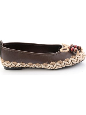 Bambi Kahve  Kadın Espadril K01360060509