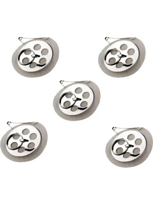 Mikasso Paslanmaz Çelik Çaydanlık Demlik Içi Süzgeç Çaydanlık Süzgeci Demlik Süzgeci 5 Adet Paslanmaz Çelik