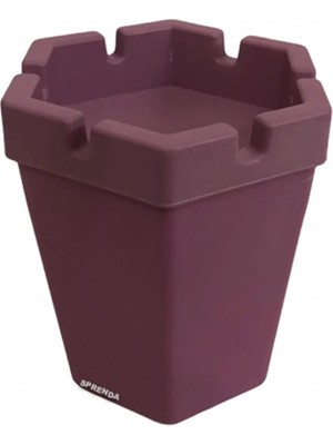 Mikasso Dumansız Kokusuz Küllük Altıgen Plastik Çok Renkli Asimetrik