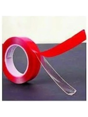 Mikasso Çift Taraflı Montaj Bantı Silikonlu Şeffaf Tape 10MM x 33MT
