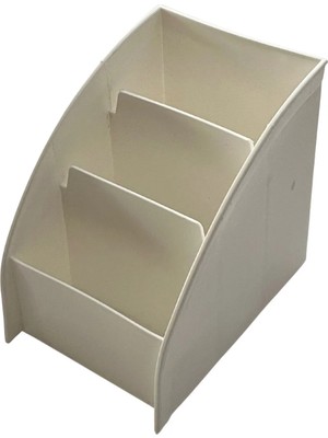 Mikasso 3 Bölmeli Organizer Çekmece, Masa Organizer Plastik Beyaz Tr