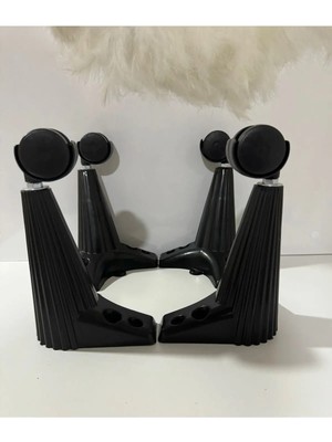 Mikasso Tekerlekli Sehpa Masa Ayağı,akıllı Sehpa Ayağı, Sihirli Sehpa Ayağı Siyah 4 Adet 360 Derece 20 cm Si